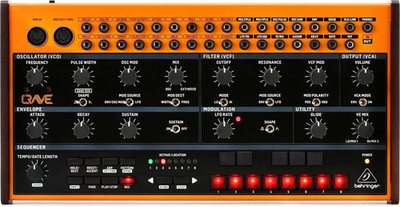 Behringer CRAVE Paraphonic Analog and Semi-Modular Synthesizer with 3340 VCO