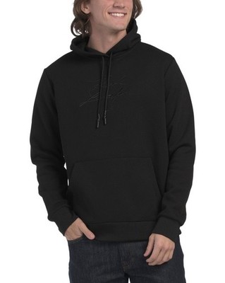 KARL LAGERFELD PARIS Hoodie With Embroidered Signature Logo   Size Large
