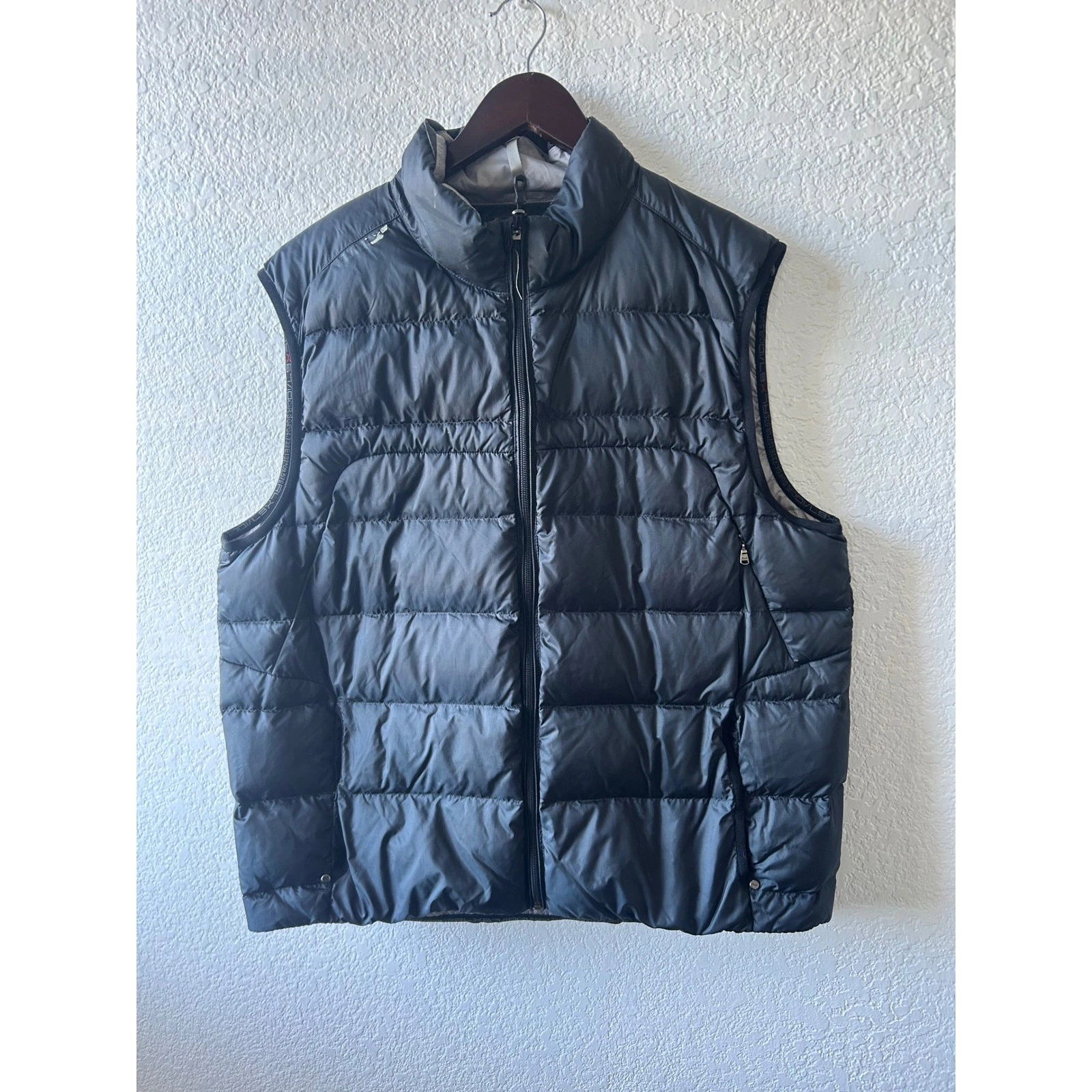 RLX Ralph Lauren Puffer Vest Black Full Zip Down Fill Mens XXL TTG Gorpcore Camp