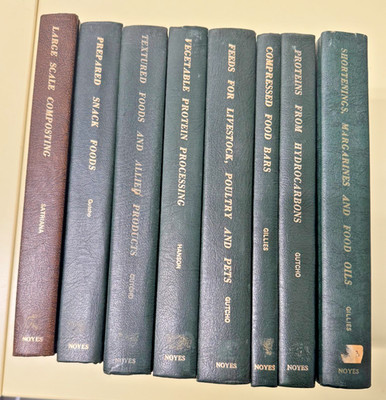 Seltene 70er Jahre Lebensmitteltechnik & Verarbeitung Sammlung - 8 Bde. Noyes Data Corp Set