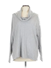 H By Halston Women Gray Pullover Sweater XL