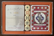 Graciela Rodo Boulanger 1970 Playing Card Dice Set LIMITED Edition - No. 6473