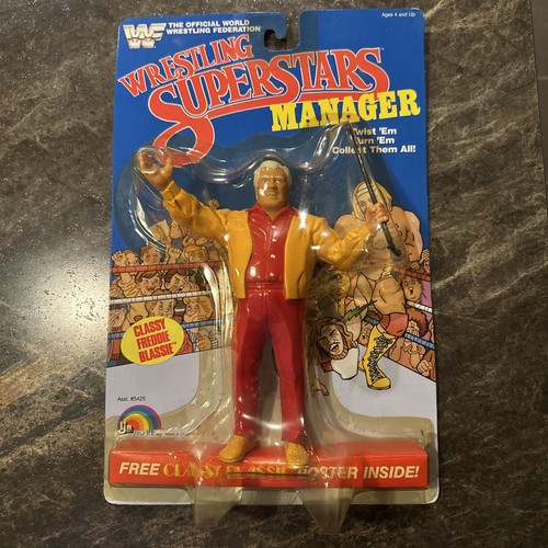 WWF LJN CLASSIE FREDDIE BLASSIE ON CARD.  Sealed. ...