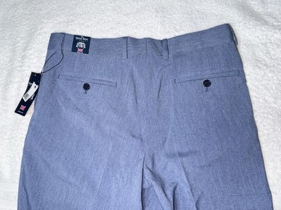 NWT The Savile Row Company London Men's 32x32 Stretch Blue Pants