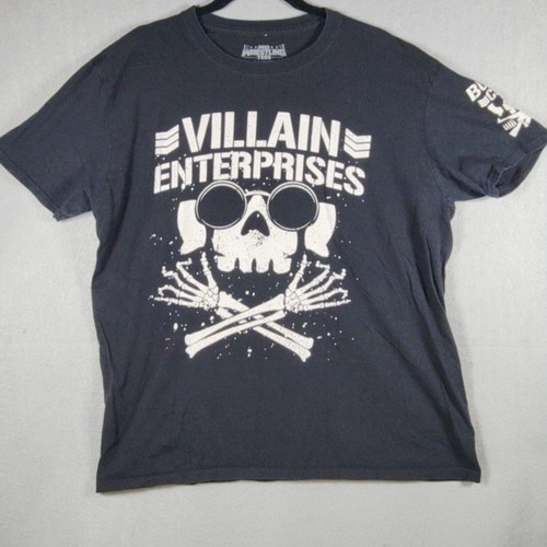 Pro Wrestling Tees Shirt Mens XL Villain Enterprises Bullet Club Graphic Tee