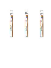 3x Humble Brush Bambuszahnbürste sof - Rainbow weiche vegane Zahnbürste