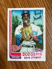 Dave Stewart 2025 Topps Shoebox Treasures Andy Friedman #7 Stamp 97/99