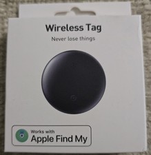 Air Tracker Tag 1-Pack Apple Find My App iOS Smart Key/Luggage Tag/Pet Tracker