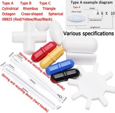 PTFE Magnetic Stirrer Bars A/B/C Type Olive Shaped Cylindrical Stirr Bars
