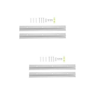 2 Sets Mirror Wall Hanger Frame Clips Picture Hardware for Heavy Pictures