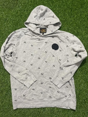 Us Versus Them Gray Pullover Hoodie Size L