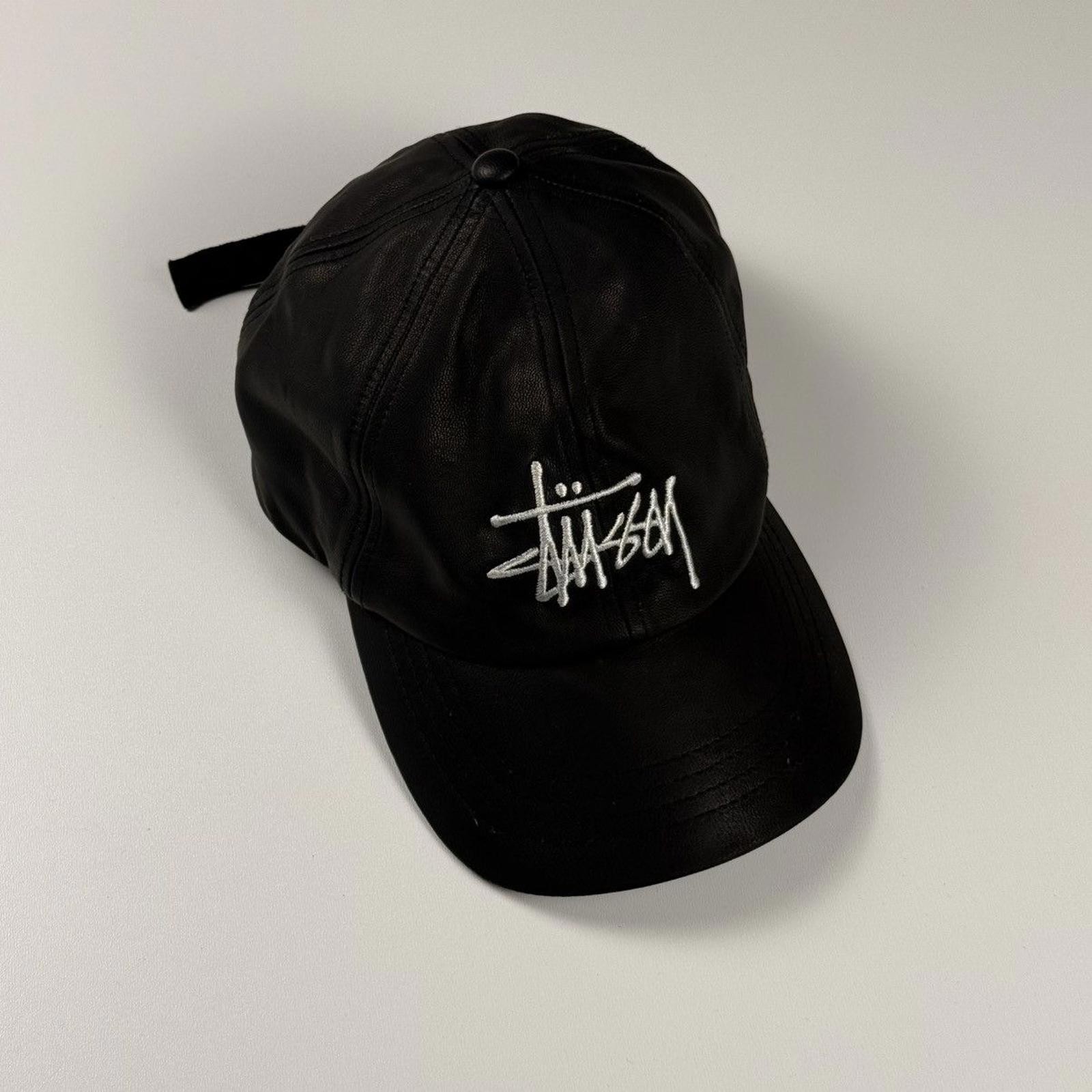 Script Leather Strap Back - image 1