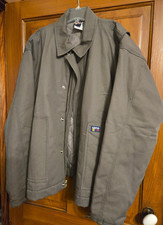 Lapco FR Flame Resistant Work Jacket JTFRGYDK Grey 2XL Reg NWOT