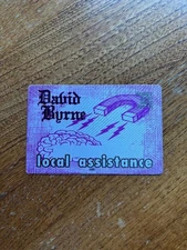 David Byrne Backstage Pass