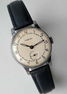 Pobeda 2602 Model CHN-321K Vintage Original Soviet Watch PCHZ 1957