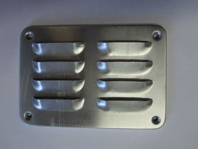2x Dachbodenlüftung 25,4x25,4 Cm – Aluminium Lüftungsgitter Für Schuppen, Garage, Dachboden | Mit Insektengitter, Weiß, Inkl. Schrauben