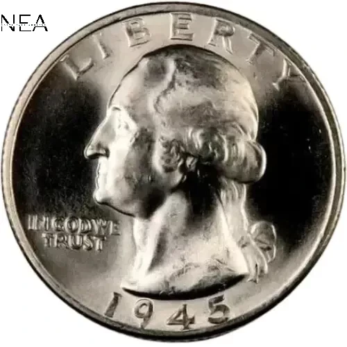 1945-S Washington Quarter ~ Gem BU ~~ 90% Silver