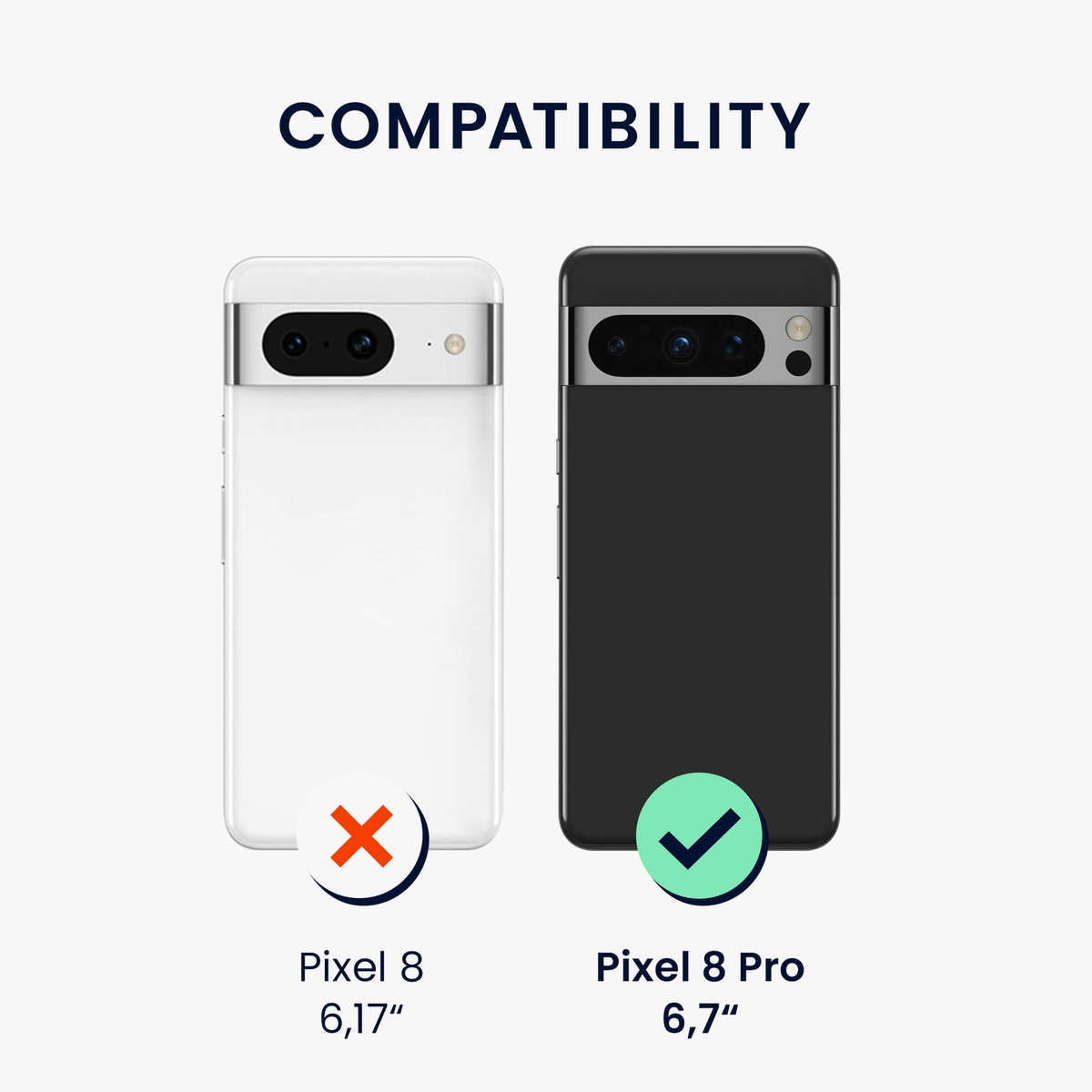 Custodia Moex Per Google Pixel 8 Pro - Silicone Trasparente Ultrasottile, Con Anello Portadito Gratuito, Ricarica Wireless