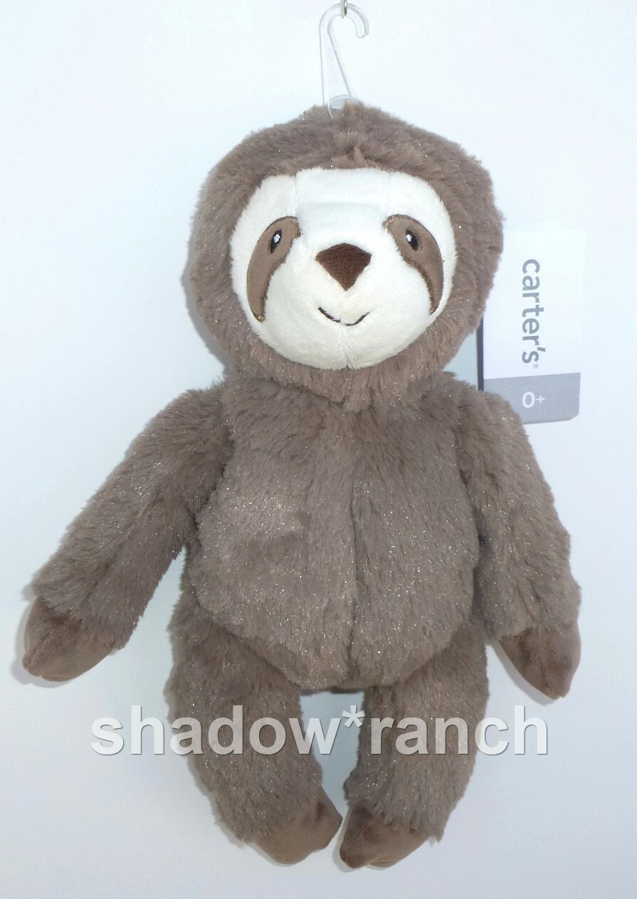 carters sloth plush