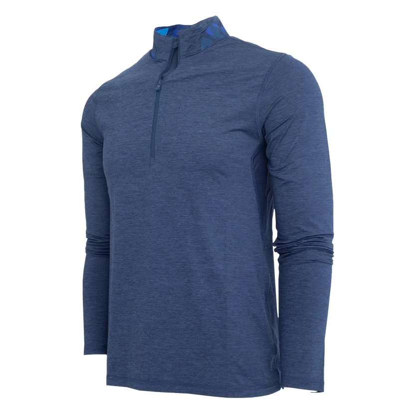 NWT Men Greyson Guide Sport Quarter Zip (MFA22K54-417)-BRAND NEW WITH TAGS! Blue - Image 2 of 3