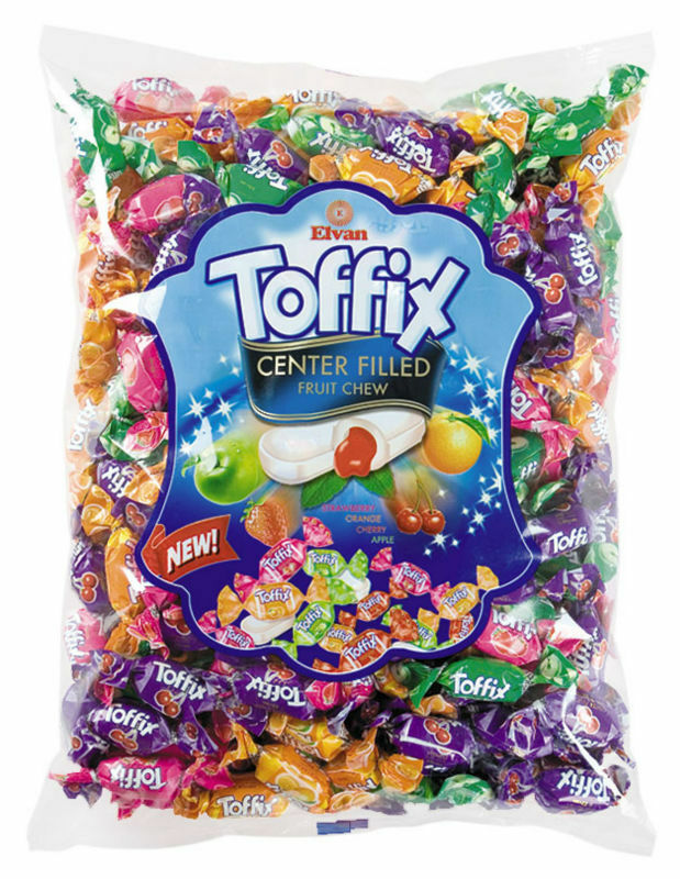 TOFFIX Fruit Flavor Chewy Candies Gift Fillers Party Bag Sweets