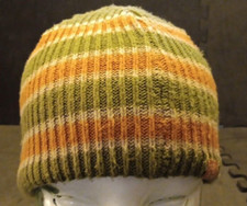Unisex OSFM Life Is Good Reversible Ribbed Beanie Skull Cap Hat