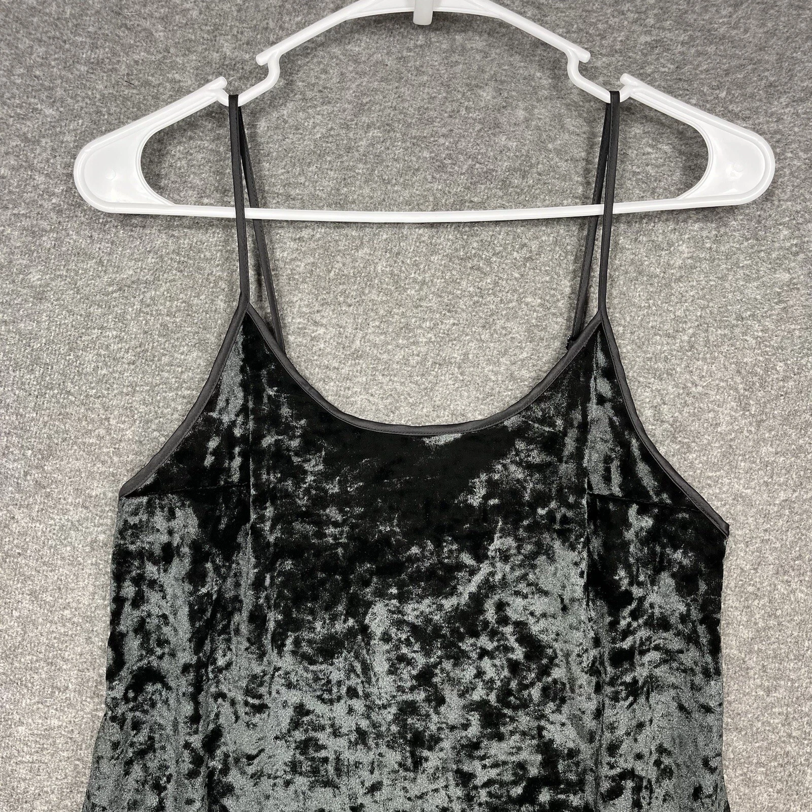 UNDERCOVER Abito da notte slip nuovo con etichette Victorias Secret velluto schiacciato nero donna XS S