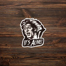 It's Alive! Vintage Horror Movie Frankenstein Monster Sticker Decal #906