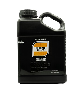 Ful-Power M-Pack  Humic Acids with Micronutrients 128 fl oz Jug by BioAg