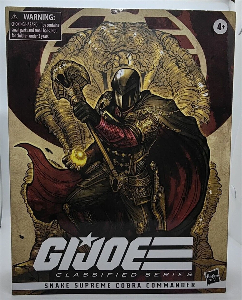 G.I. JOE Classified Series 6" Action Figure Model SNAKE COBRA COMMANDER Limited - Image 4 of 4