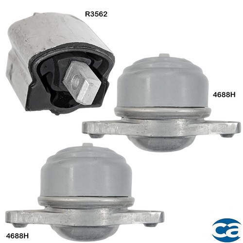3PCS Engine Motor Transmission Mounts Hydraulic Kits For Mercedes Benz