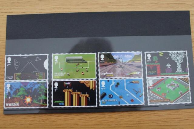 GB 2020 Video Games Stamp Set Fine MNH UK P&P Free £1.50 WW