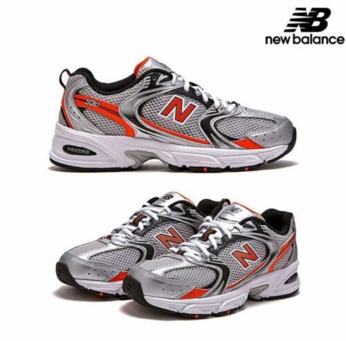 New Balance 530 Retro Silver Orange Running Shoes Men's MR530AP - Afbeelding 1 van 6