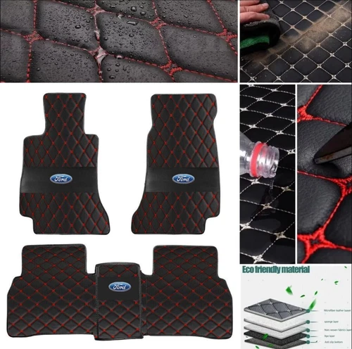 For Ford F-150 Car Floor Mats 2004-2024 Waterproof 2 Door 4 Door Custom Carpets - Imagen 14 de 31