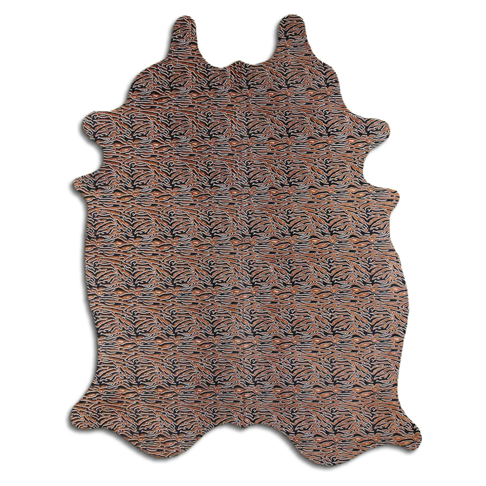 Elegant Printed Cowhide Area Rug Baby Zebra Design eBay