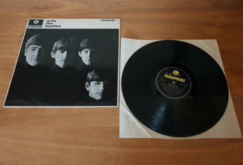 THE BEATLES 'WITH THE BEATLES' ~ RARE MONO 1st PRESS 12" VINYL LP ~ PMC 1206