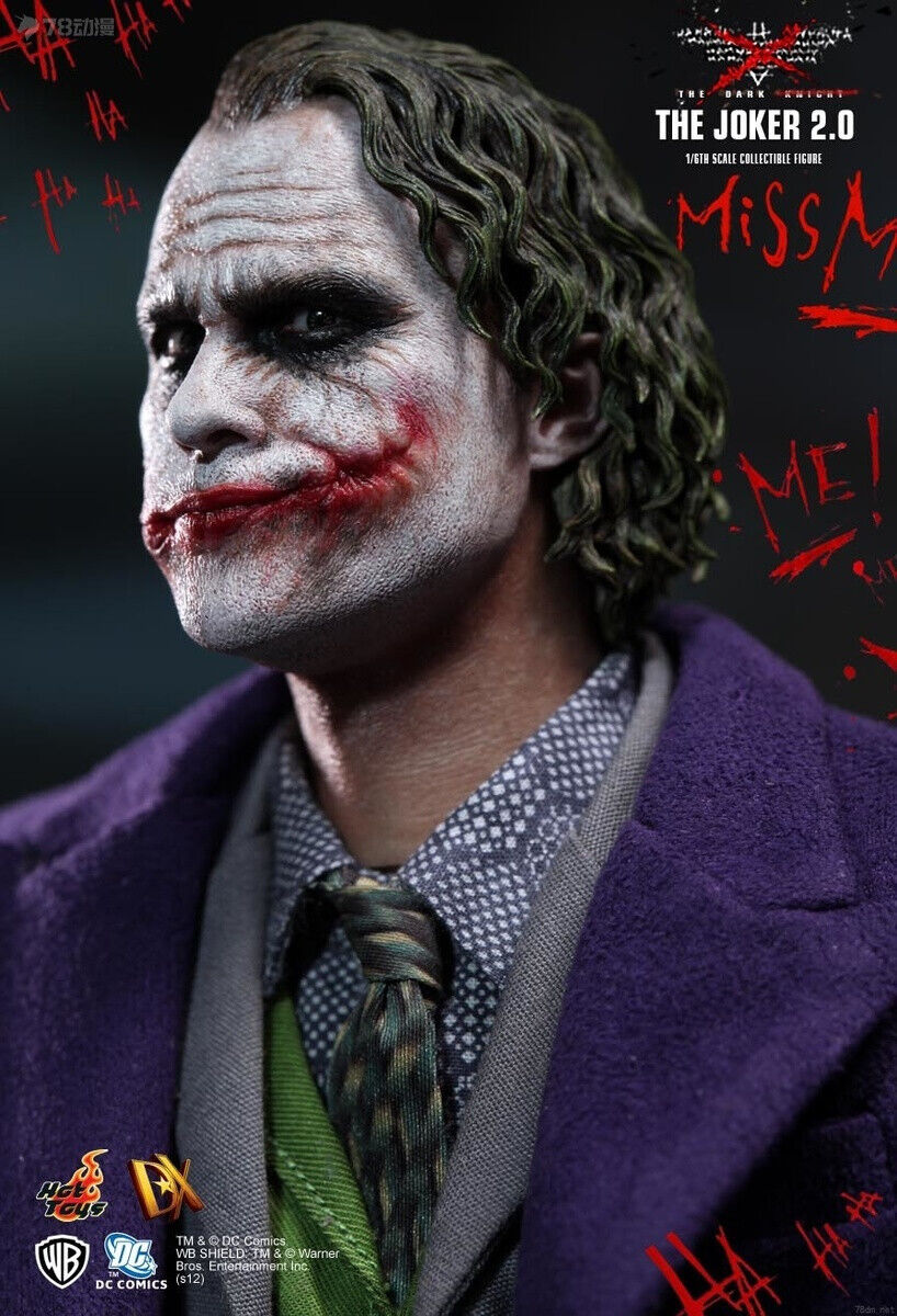 Hot Toys Dx11 1/6 The Dark Knight Joker 2.0 Heath Ledger Hot Toys Dx11 1/6 The Dark Knight Joker 2.0 Heath Ledger