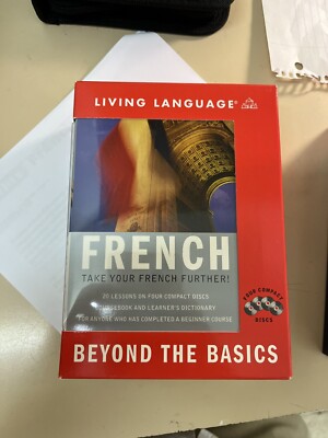 Living Language - Beyond the basics, Take your french further. Audio book. 4 cds