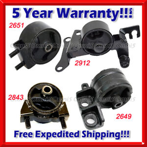 Front Right Rear /& Trans Mount Set of 4Pcs for Ford Escort 97-03 2.0L Front