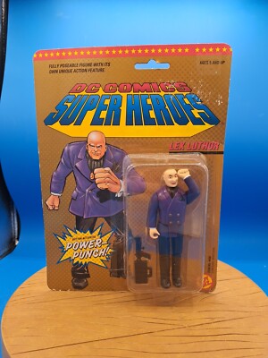 DC Comics Super Heroes Lex Luthor with Power Punch 1989 ToyBiz Figure 4408