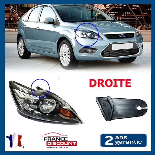 Satz Von Reparatur Scheinwerfer Rechts Nuckel FüR Ford Focus II De 2008 à 2011-image