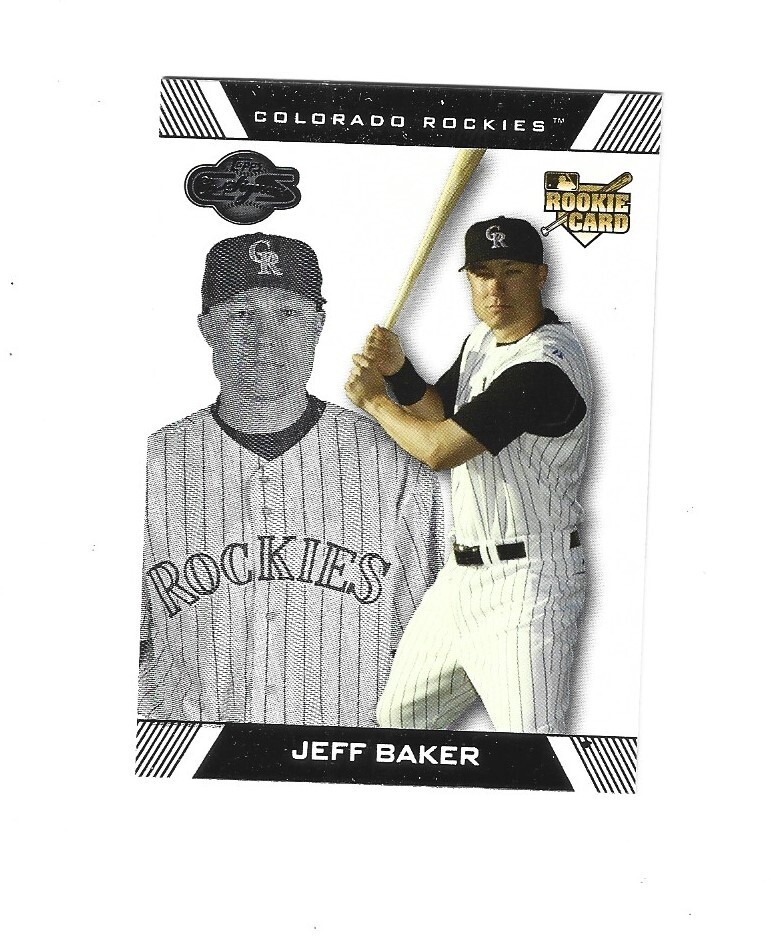 2007 Topps Co-Signers #97 Jeff Baker Colorado Rockies RC  COLORADO ROCKIES