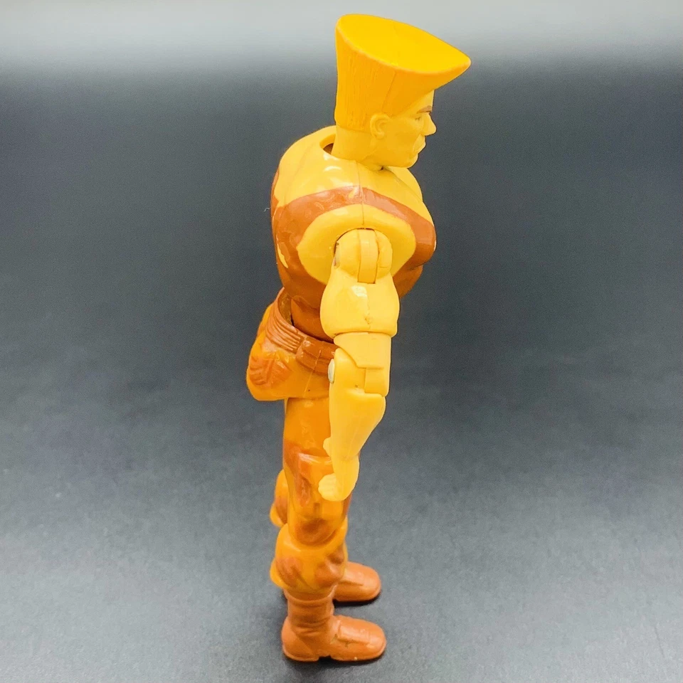 "Figura Hasbro GI Joe 1986 Street Fighter Guile 3,75"" solo juntas sueltas - pobre" Foto 2 de 4