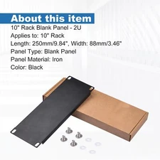 10 inch 2U Blank Panel for 10 Inch Server Rack/Network Cabinet/DeskPi RackMat...
