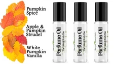 Fall Favorites Roll-On 3-Pack Fragrance / Perfume Body Oil | Made W/Organic Oils
