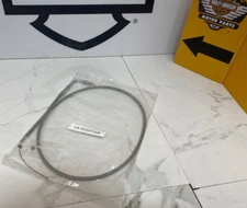 LA Choppers Stainless Steel Throttle Cable Kit - Mini Ape Hangers