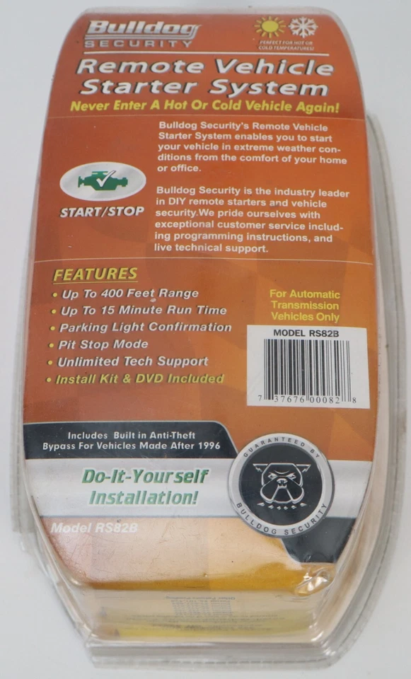 Bulldog Security Remote Starter Kit - NOS Model RS82B - Image 2 of 2