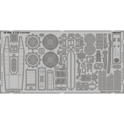 MW22 EDUARD 48888 F-15I EXTERIOR 1/48 PE SET for GREAT WALL HOBBY