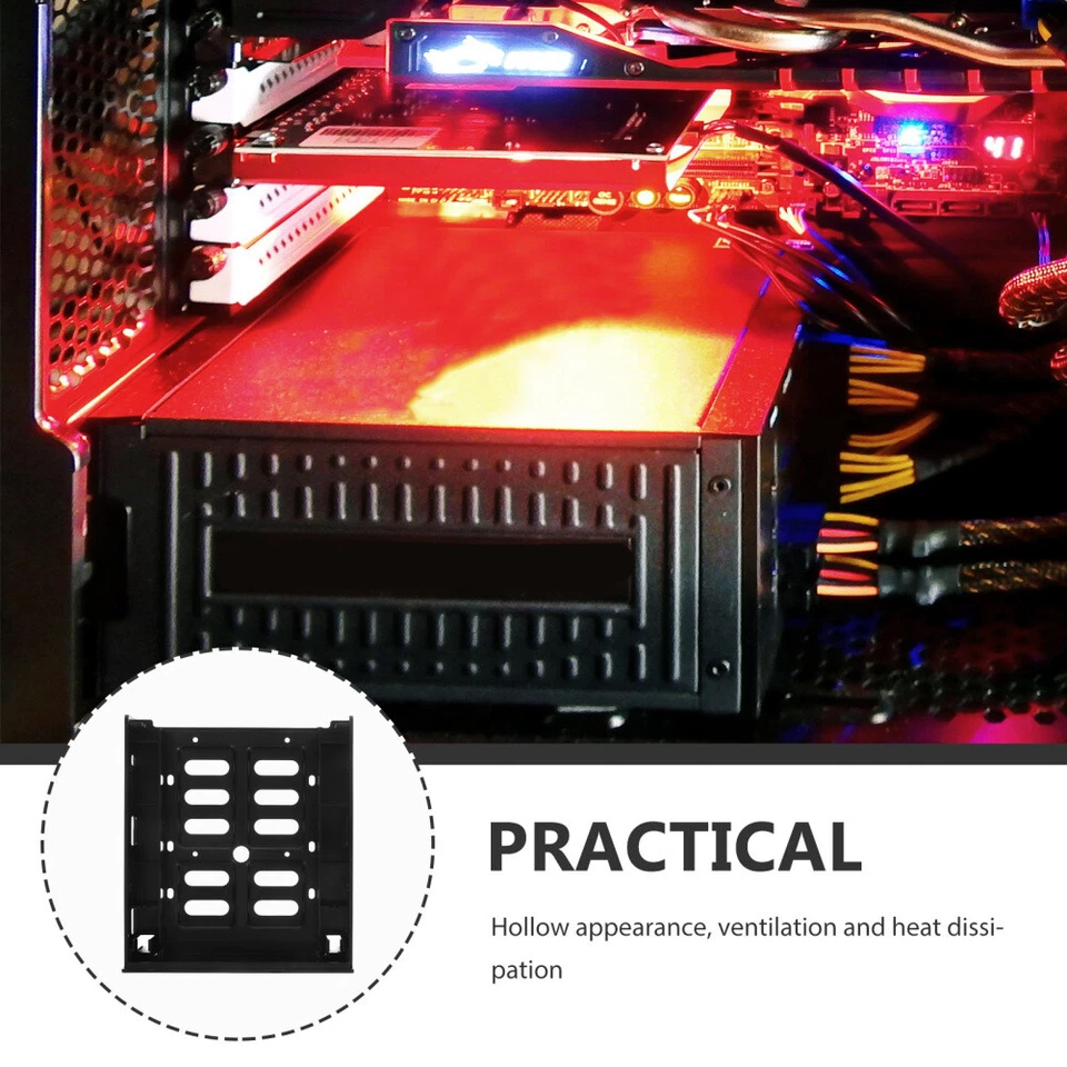 Hard Drive Mounting Bracket Mounting Bracket 5.25 Inch Hard Disk Drive Case - Image 2 of 4
