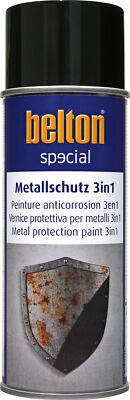 belton Special 400ml, Metallschutz-Lackspray 3in1 schwarz seidenglänzend 323650